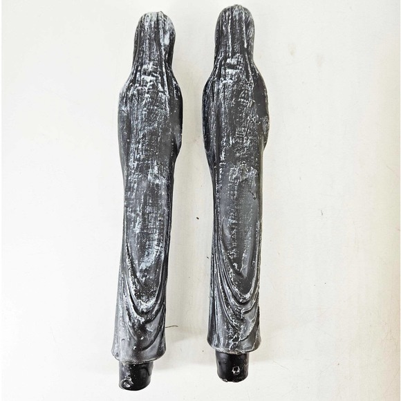 Vintage pair of Reaper Halloween Horror Candle Set Robert Alan 10" - Picture 2 of 4